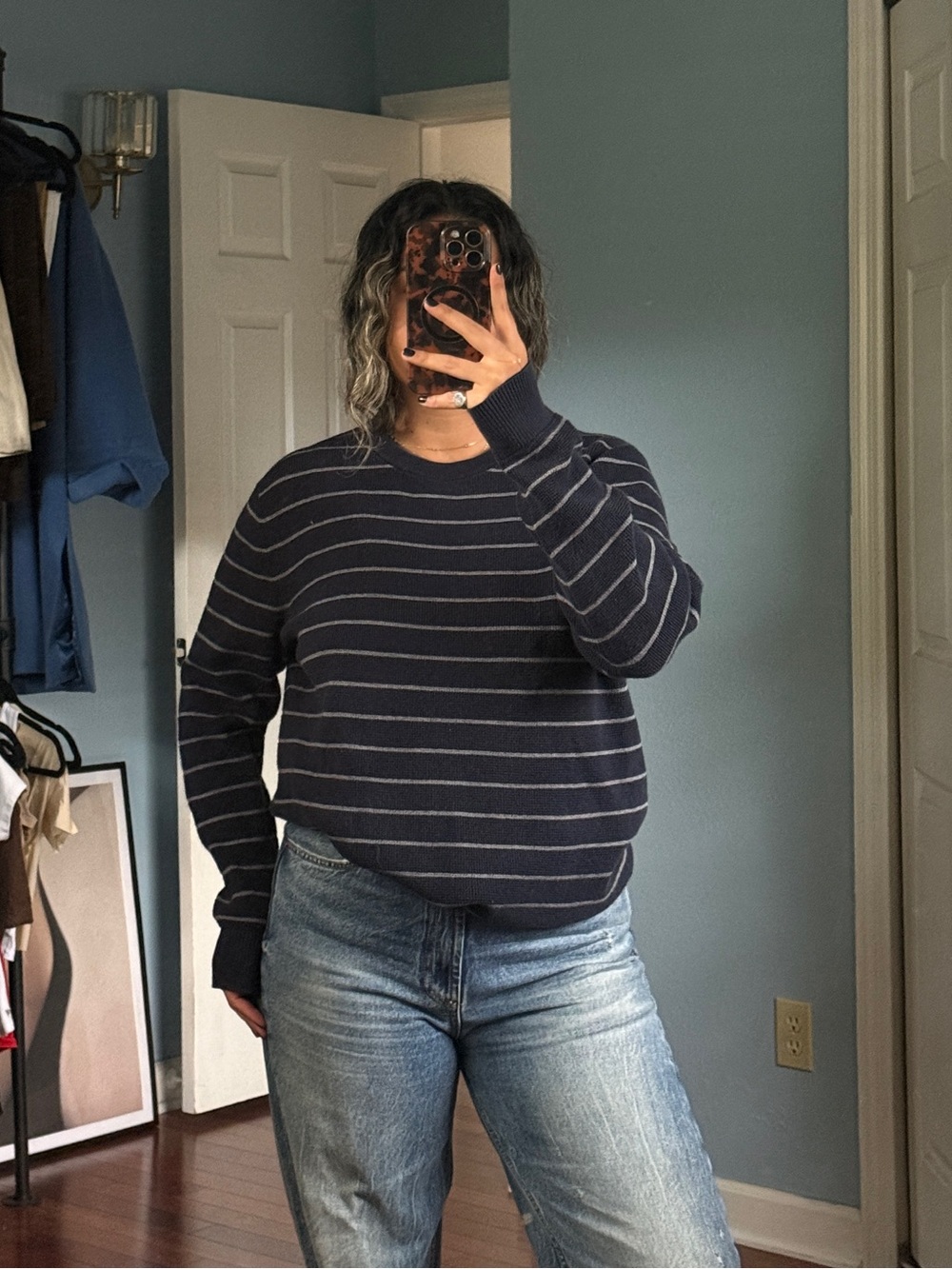 Striped Crew Neck Long Sleeve